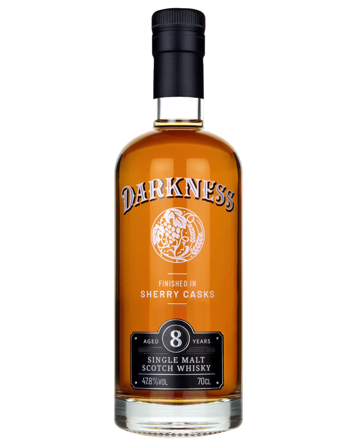 Darkness 8 Year Old Single Malt Whisky 700ml