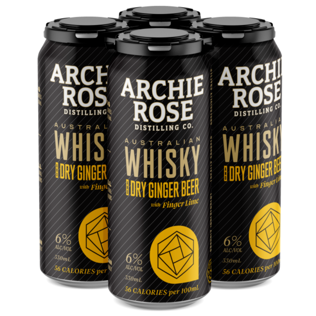 Archie Rose Double Malt Whisky & Dry Ginger Beer W Finger Lime (24 Pack)