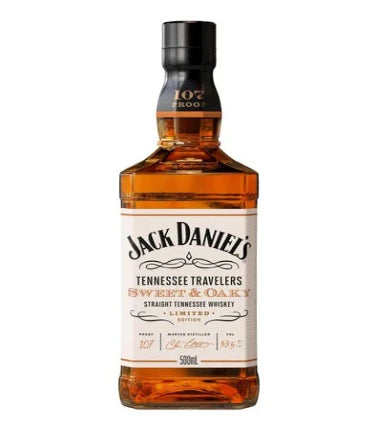 Jack Daniels Tennessee Travelers Sweet & Oaky Whiskey 500ml