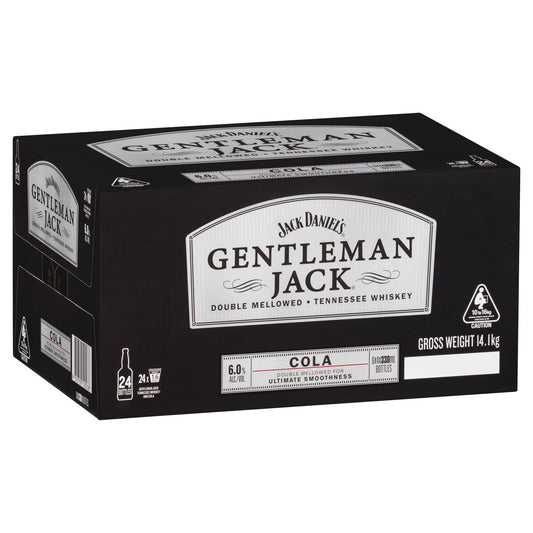 Jack Daniels Gentleman Jack & Cola 330Ml - Pack Of 24