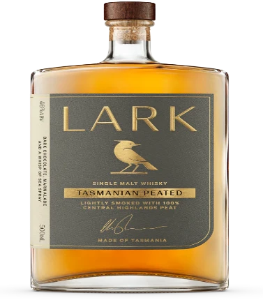 Lark Distillery Tasmanian Peated Single Malt Australian Whisky 500ml