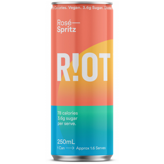 Riot Wine Pinot G 250ml Can 24 Pack