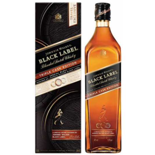 Johnnie Walker Black Triple Cask Scotch Whisky 1Lt