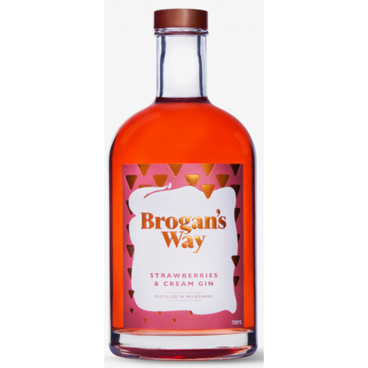 Brogans Way Strawberries & Cream Gin 700ml