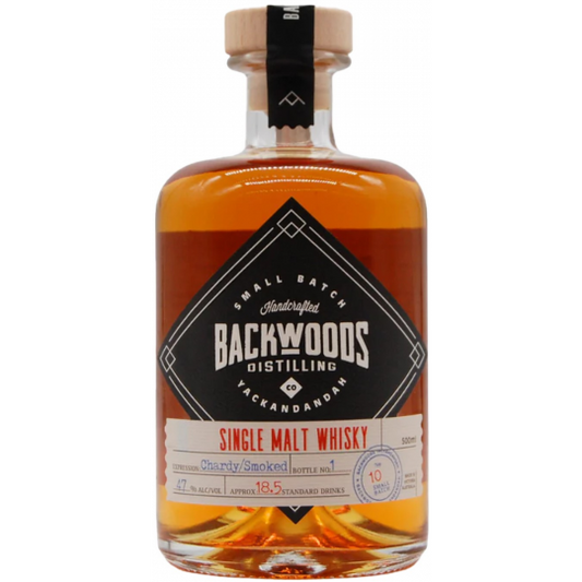 Backwoods Single Malt Batch 10 Ex Chardonnay Cask Smoked Red