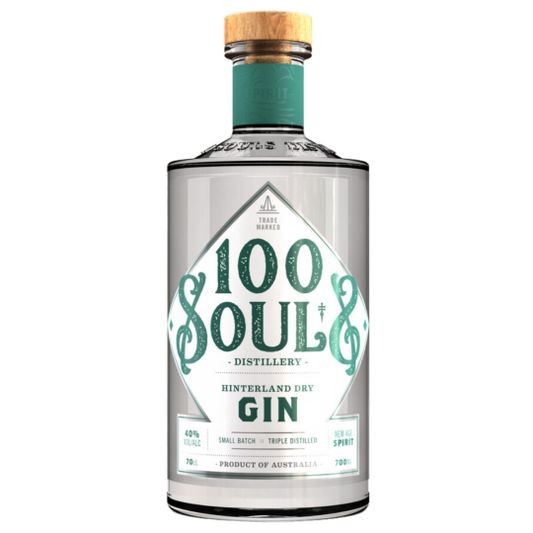 100 Souls Hinterland Gin 700Ml