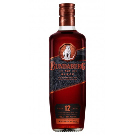 Bundaberg Black 12 Year Old Rum 700Ml