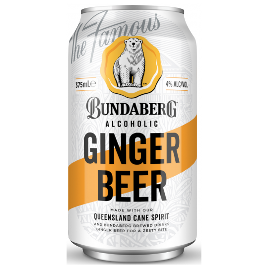 Bundaberg Alcoholic Ginger Beer 375Ml (24 Pack)