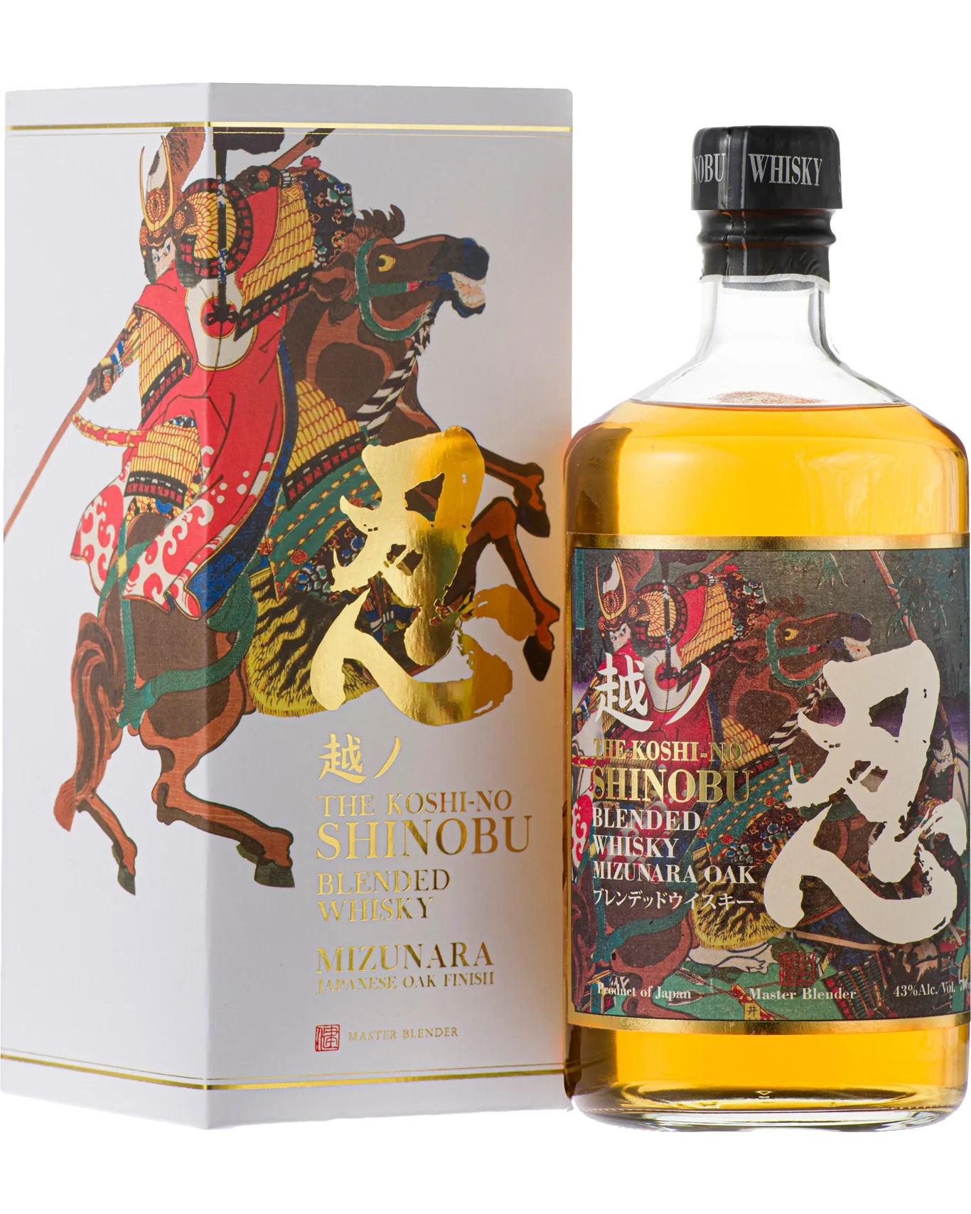 Shinobu Bourbon Base Whisky 700mL 43% ABV