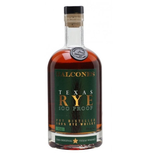 Balcones Texas Rye 100 Proof Whisky 700ml