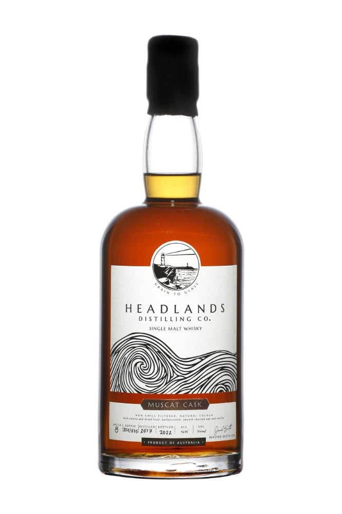 Headlands Distilling Co. Muscat Single Malt Whisky 700ml