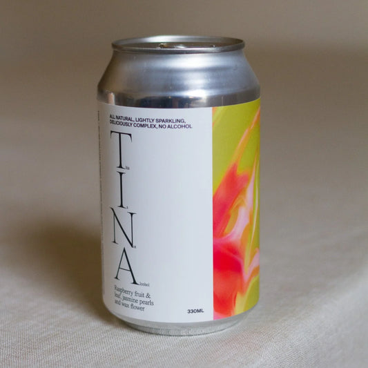 Tina Drinks 2.0 - Sparkling Raspberry, Jasmine & Waxflower 330Ml - Pack Of 24