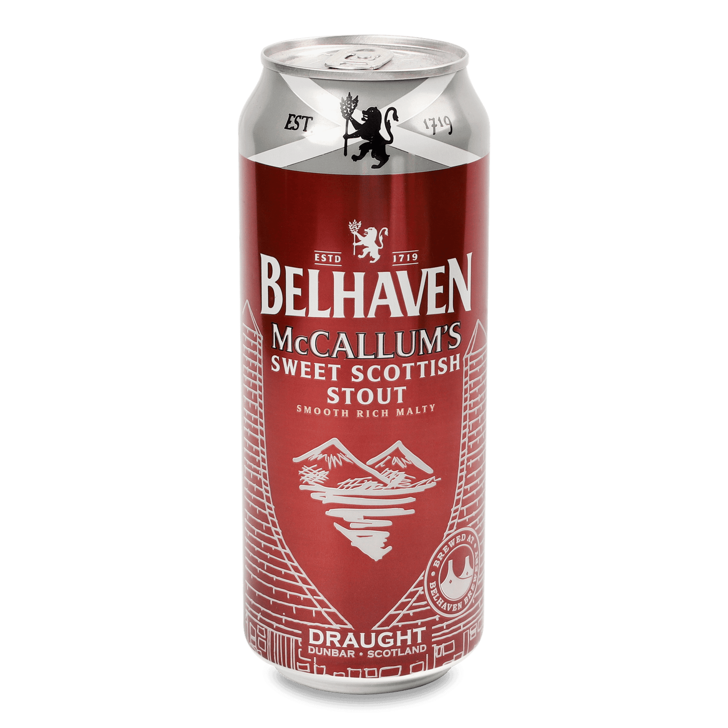 Belhaven McCallum's Stout / 440ml 4pk Can / 24 Case