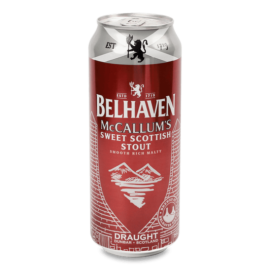 Belhaven McCallum's Stout / 440ml 4pk Can / 24 Case