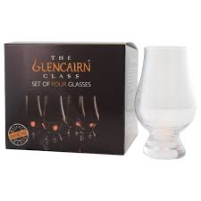 Glencairn Original Crystal Whisky Glasses in Gift Box of Qty4