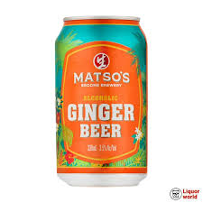 Matsos Alcoholic Ginger Beer Cans 330ml - 24 Pack