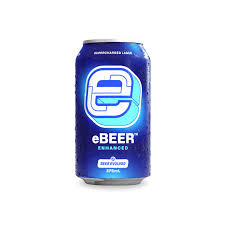 eBEER Supercharged Lager 375ml Can - Pack of 24