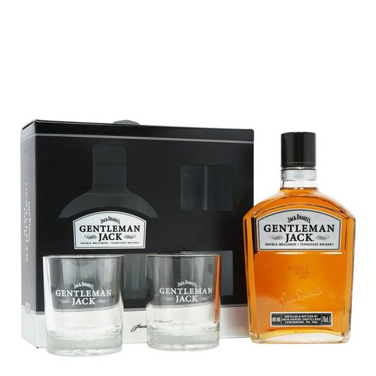 Jack Daniels Gentleman Jack 2 Glass GiftPack 700mL