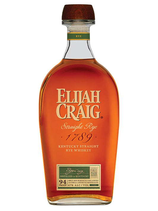 Elijah Craig Kentucky Straight Rye Whiskey 700mL